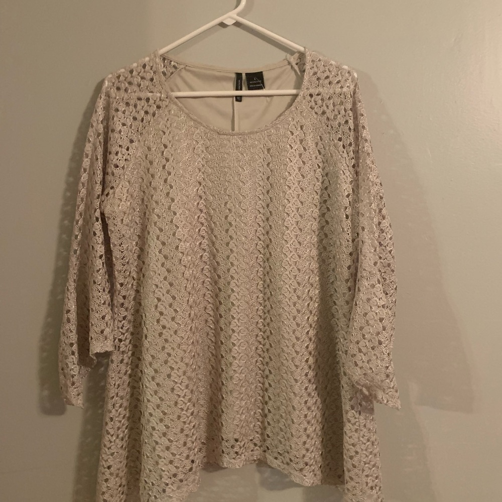 Gold “New Directions”, ladies, size L lined blouse